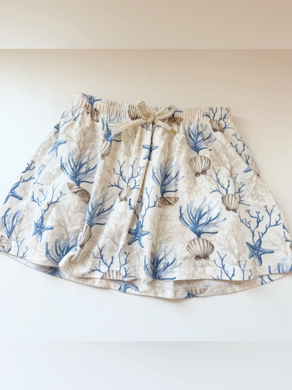 MILON Girls 2 Piece Seashell Skirt Skort Set